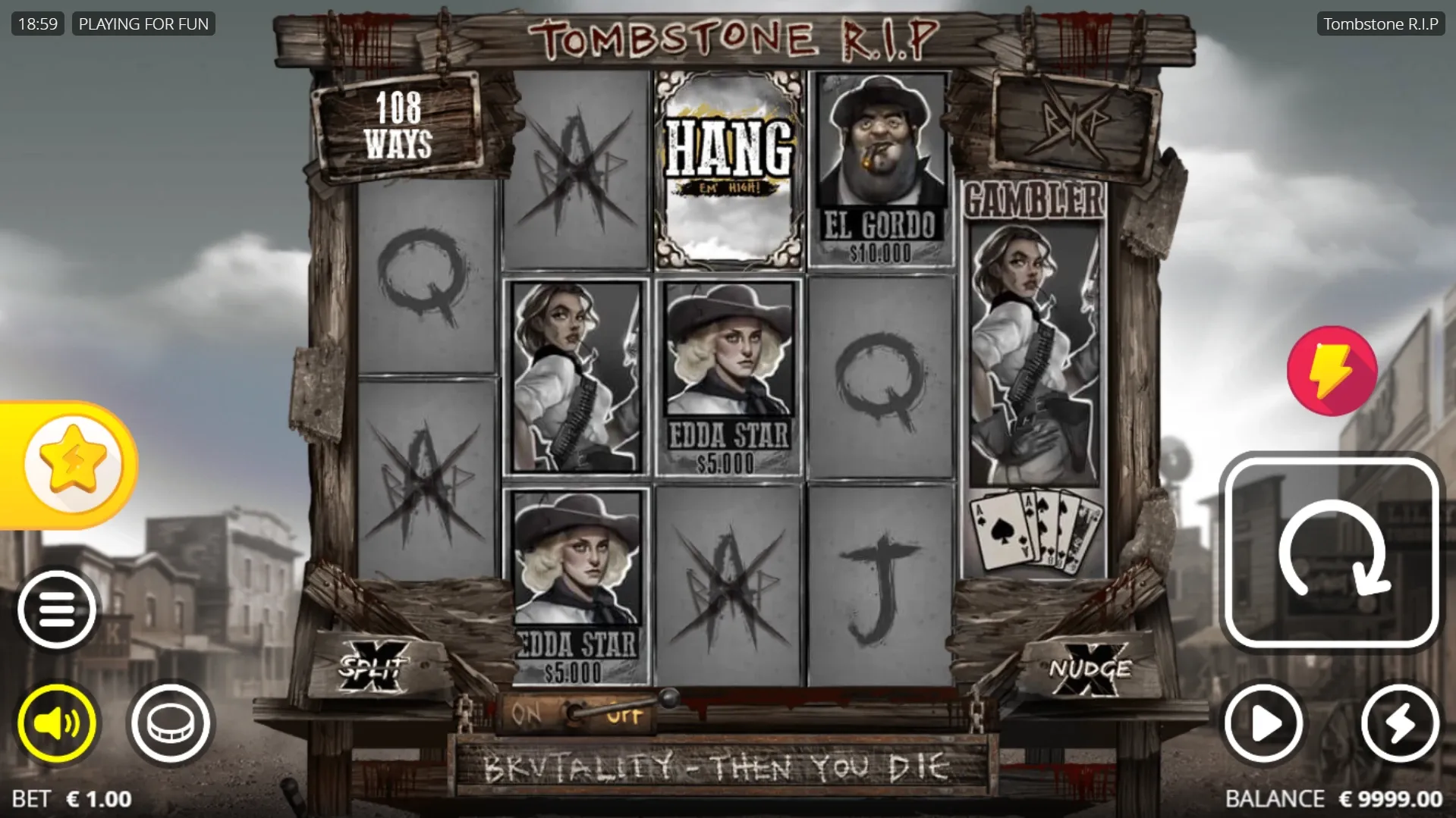 Tombstone R.I.P Slot Gameplay