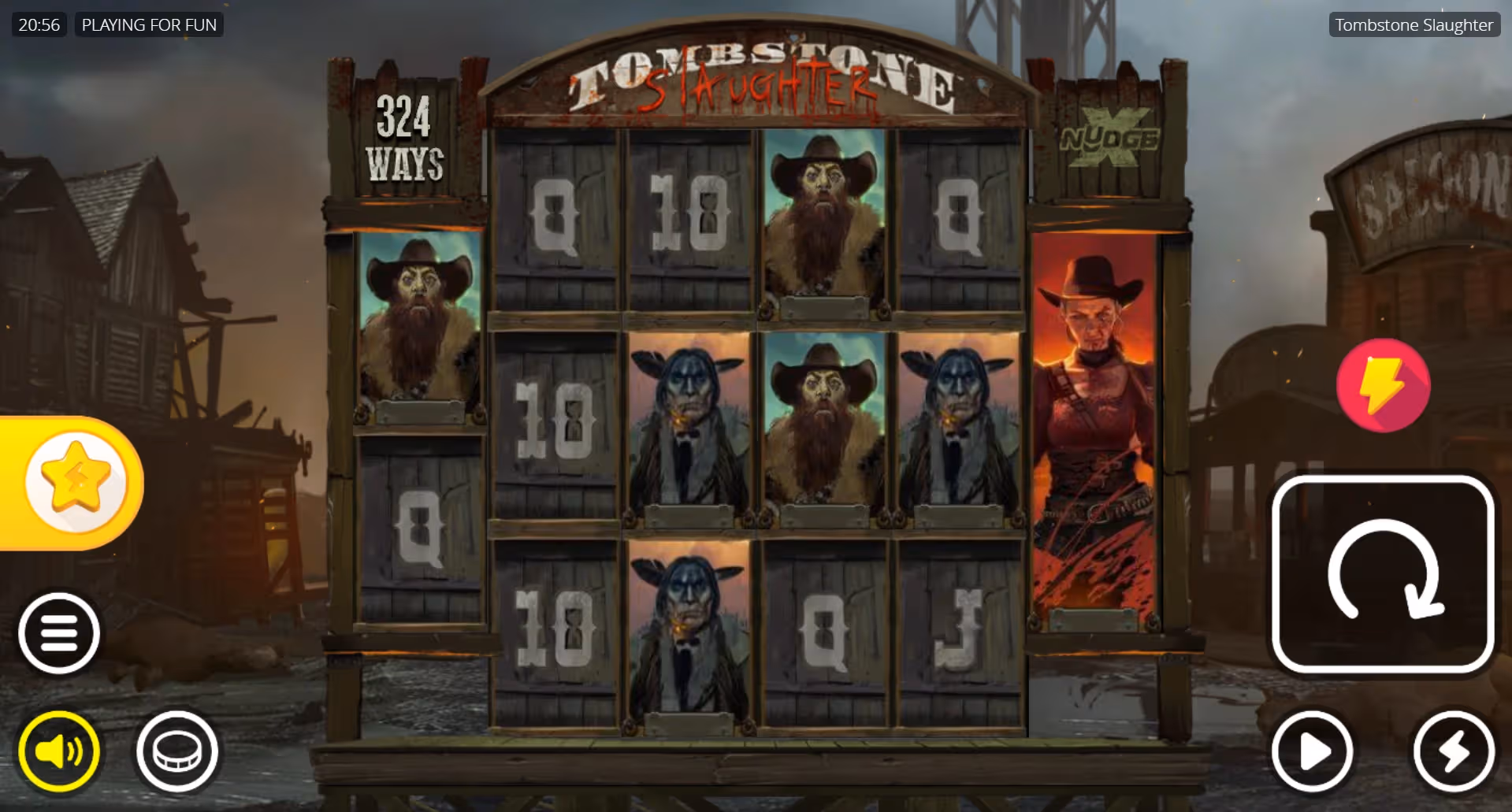 Tombstone Slaughter Slot Gameplay