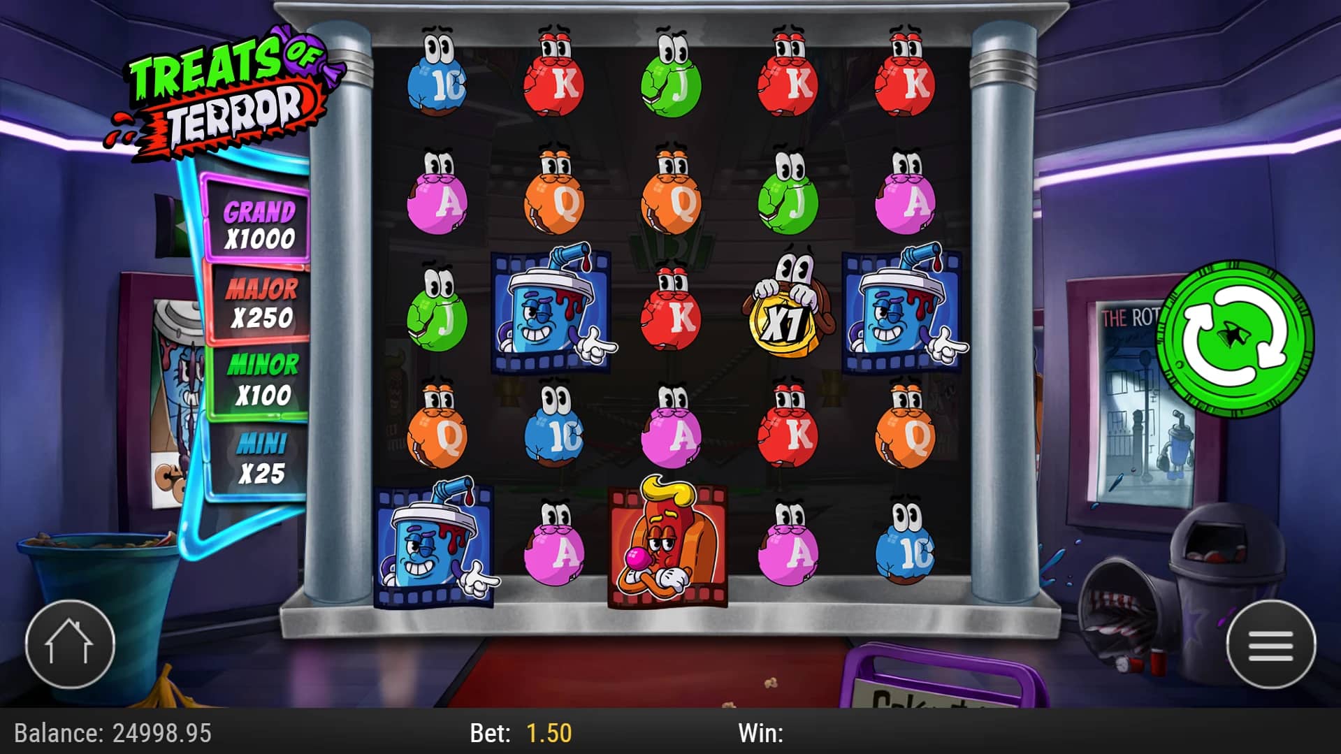 Treats of Terror Slot Gameplay