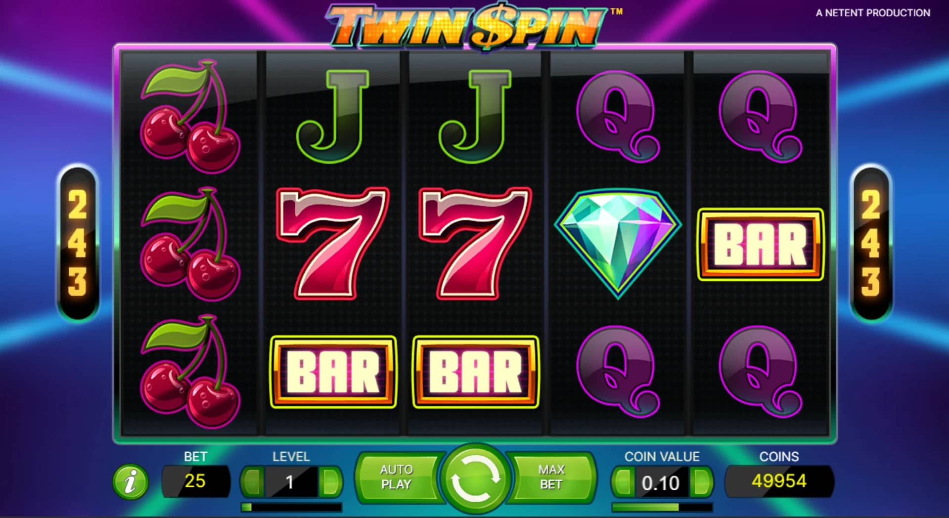 Twin Spin Slot Gameplay