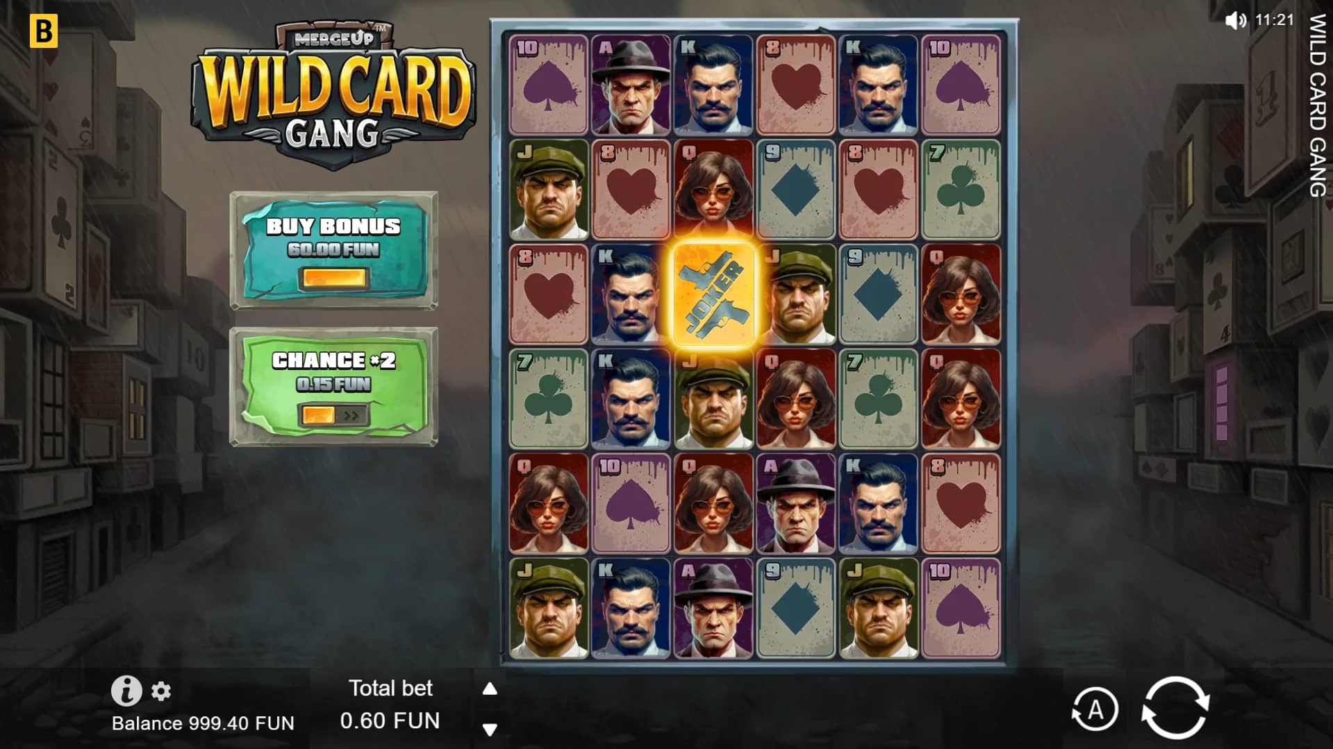 Wild Card Gang Slot Gameplay