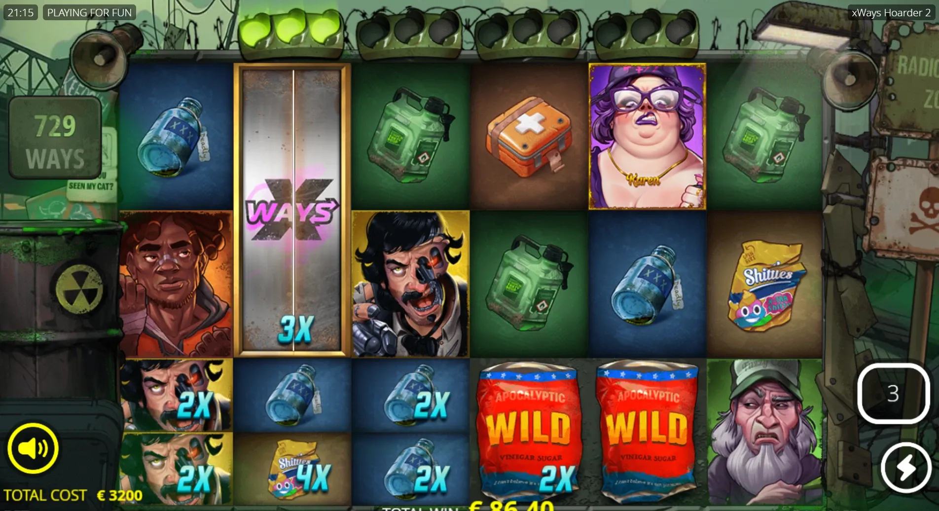 xWays Hoarder 2 demo Bonus Round